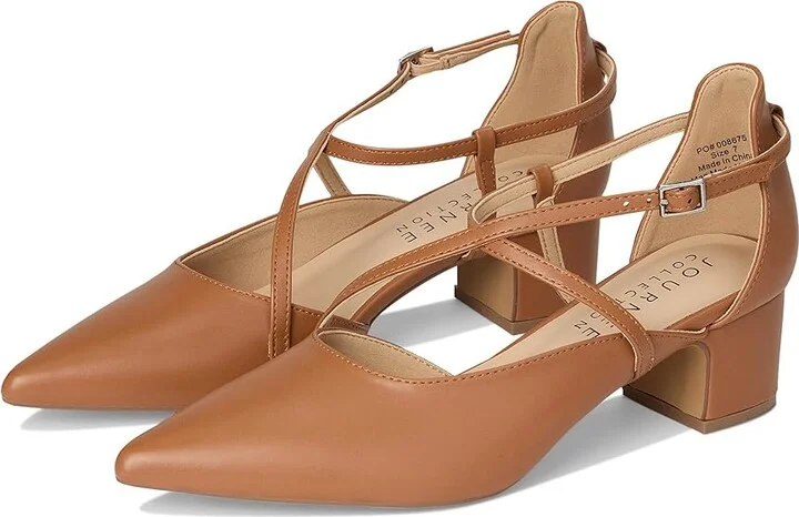 Journee Collection Galvinn Women's Shoes Cognac : 9 M, Faux Leather