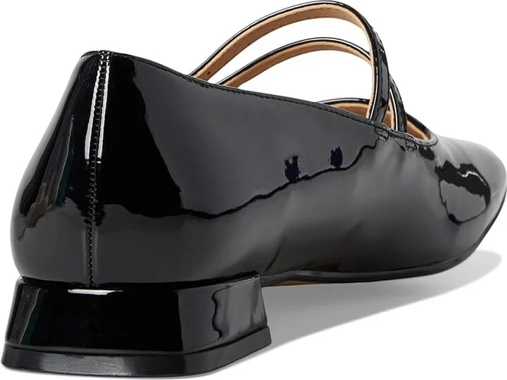 Journee Collection Gredah Women's Flat Shoes Patent/Black : 7.5 M, Synthetic - Image 4