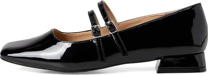 Journee Collection Gredah Women's Flat Shoes Patent/Black : 7.5 M, Synthetic - Image 6