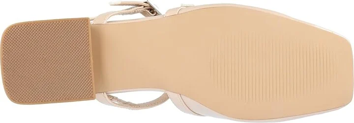Journee Collection Gretchenn Women's Flat Shoes Beige : 11 M, Faux Leather - Image 3