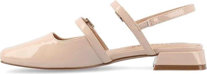 Journee Collection Gretchenn Women's Flat Shoes Beige : 11 M, Faux Leather - Image 5