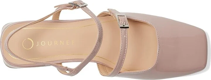 Journee Collection Gretchenn Women's Flat Shoes Blush : 8 M, Faux Leather - Image 2