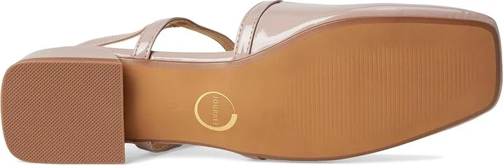 Journee Collection Gretchenn Women's Flat Shoes Blush : 8 M, Faux Leather - Image 3
