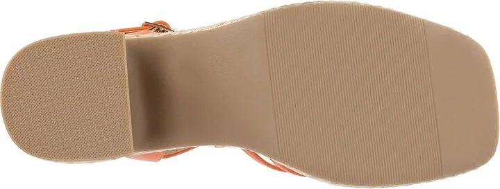 Journee Collection Hally Women's Sandals Orange : 9.5 M, Leather - Image 3