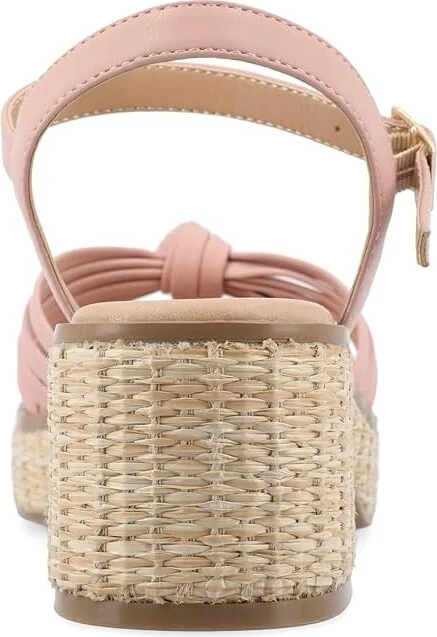 Journee Collection Hally Women's Sandals Rose : 8.5 M, Leather - Image 4