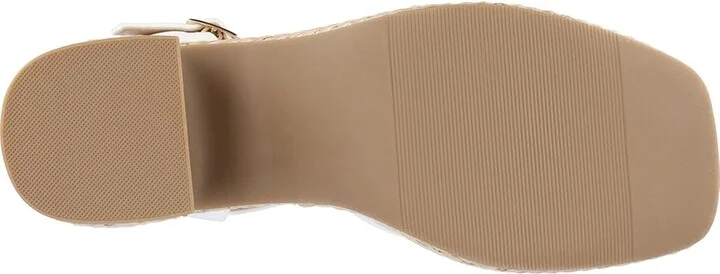 Journee Collection Hally Women's Sandals White : 11 M, Leather - Image 3