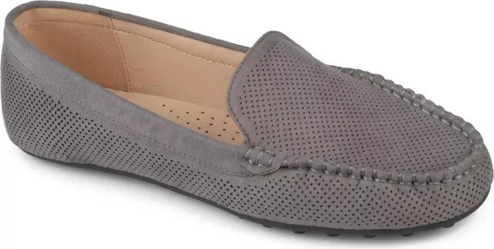 Grey Faux Suede