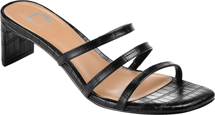 Journee Collection Hariett Pump Women's Shoes Black : 9.5 M