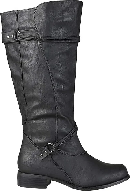 Journee Collection HARLEY-WC Women's Shoes Black : 10 M, Synthetic - Image 7