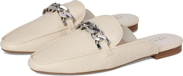 Journee Collection Hazina Women's Flat Shoes Ivory : 11 M, Faux Leather