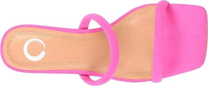 Journee Collection Henrietta High Women's Heels Magenta : 10 M, Leather - Image 2