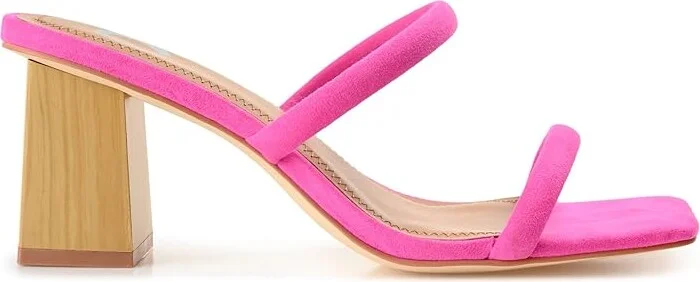 Journee Collection Henrietta High Women's Heels Magenta : 10 M, Leather - Image 7