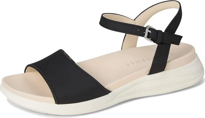 Journee Collection Jaylee Women's Sandals Black : 8 M, Synthetic - Image 5
