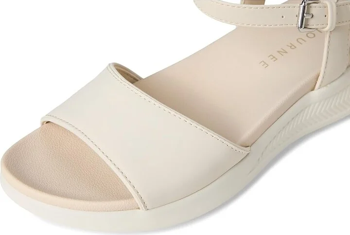 Journee Collection Jaylee Women's Sandals Bone : 7.5 M, Synthetic - Image 7