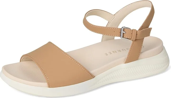 Journee Collection Jaylee Women's Sandals Sand : 8.5 M, Synthetic - Image 5