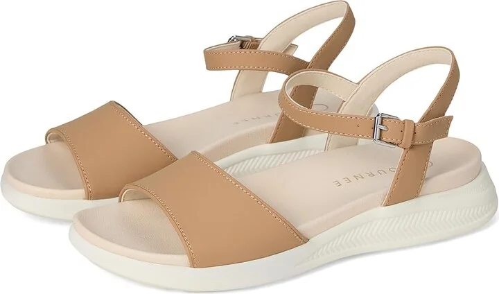 Journee Collection Jaylee Women's Sandals Sand : 8.5 M, Synthetic