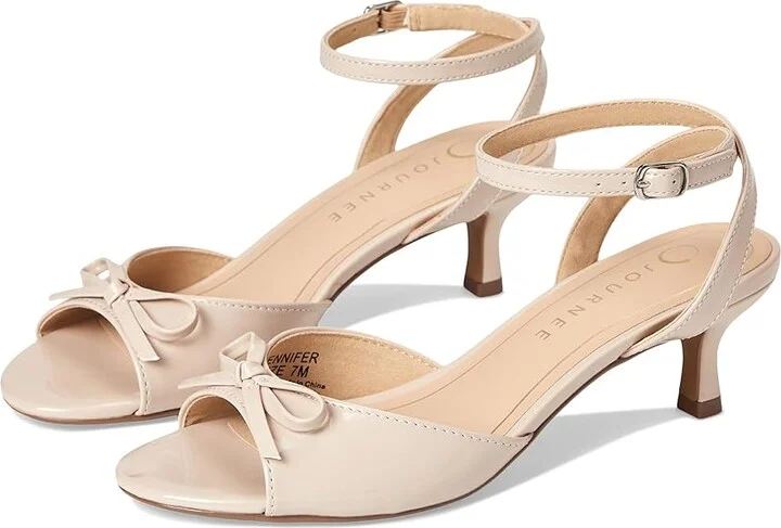 Journee Collection Jennifer Women's Sandals Nude : 10 M