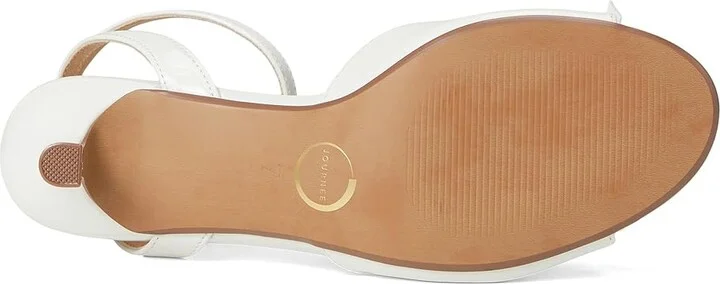 Journee Collection Jennifer Women's Sandals White : 7 M - Image 3