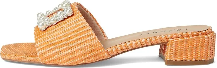 Journee Collection Justina Women's Sandals Orange : 11 M, Synthetic - Image 6