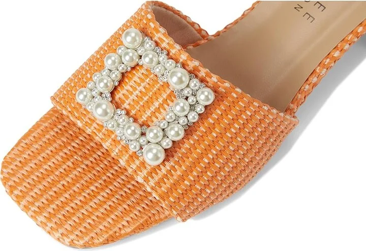 Journee Collection Justina Women's Sandals Orange : 11 M, Synthetic - Image 7