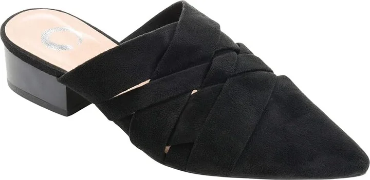 Journee Collection Kalida Mule Women's Shoes Black : 6 M, Synthetic
