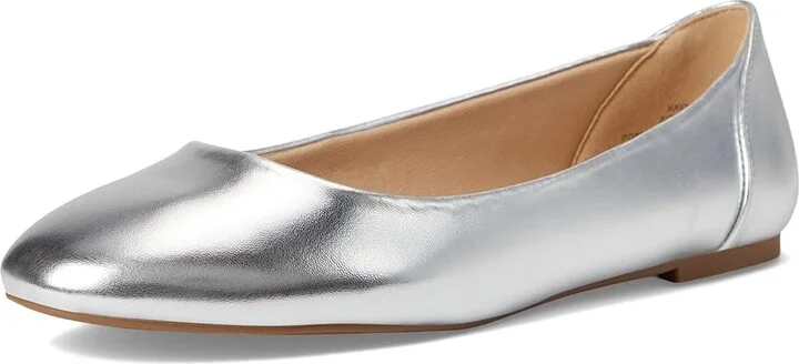 Journee Collection Kavn Women's Flat Shoes Silver : 11 M, Synthetic - Image 5