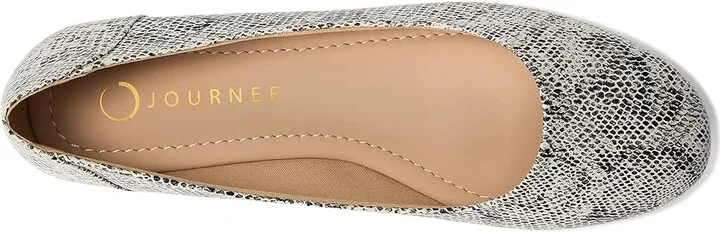 Journee Collection Kavn Women's Flat Shoes Snake : 8.5 M, Synthetic - Image 2