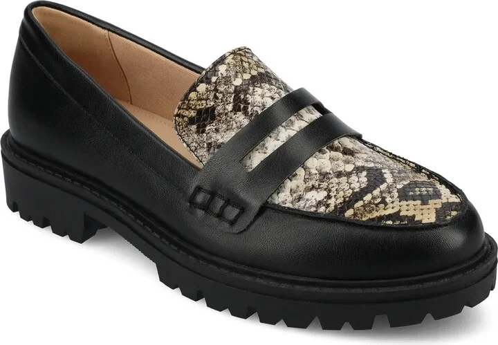 Black/Multicolor Snake Print