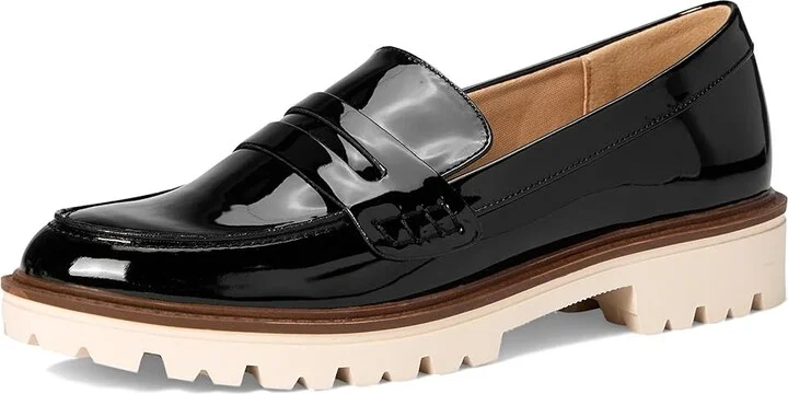 Journee Collection Kenly Women's Dress Flat Shoes Patent/Black : 7.5 W, Leather - Image 5