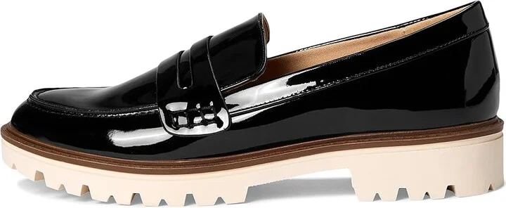 Journee Collection Kenly Women's Dress Flat Shoes Patent/Black : 7.5 W, Leather - Image 6