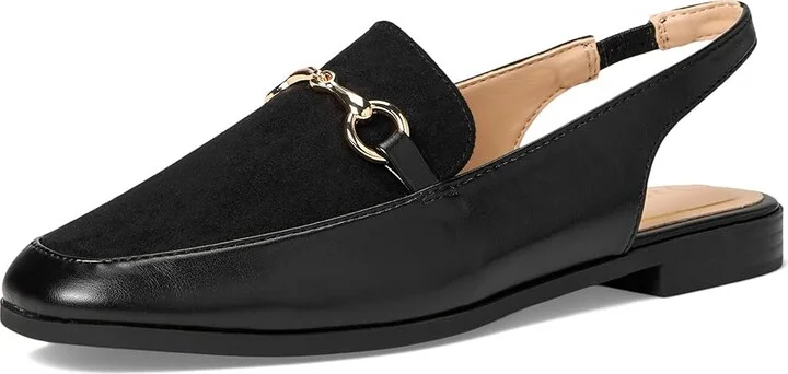 Journee Collection Lainey Women's Flat Shoes Black : 6 M, Faux Leather - Image 5