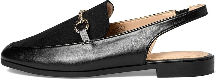 Journee Collection Lainey Women's Flat Shoes Black : 6 M, Faux Leather - Image 6