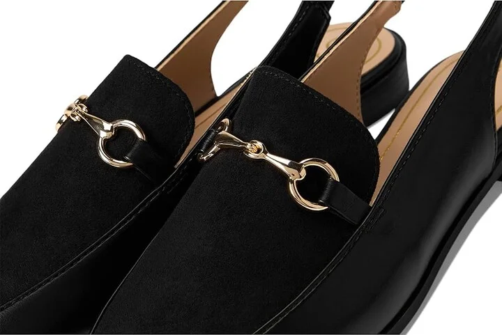 Journee Collection Lainey Women's Flat Shoes Black : 6 M, Faux Leather - Image 7