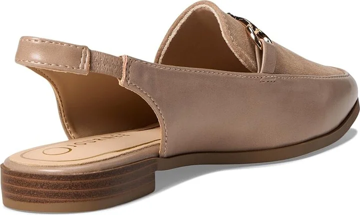 Journee Collection Lainey Women's Flat Shoes Taupe : 6.5 M, Faux Leather - Image 4