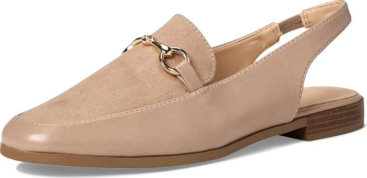 Journee Collection Lainey Women's Flat Shoes Taupe : 6.5 M, Faux Leather - Image 5