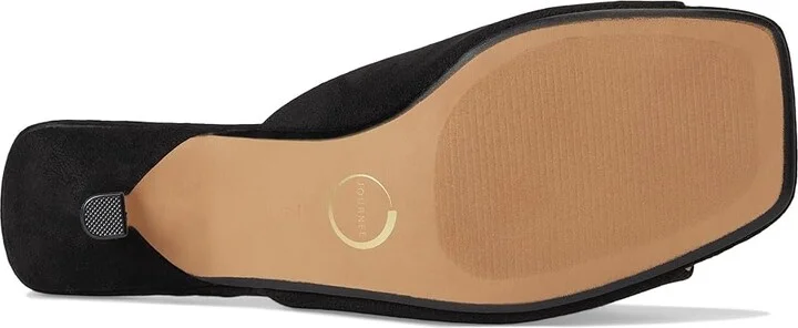 Journee Collection Larna Women's Sandals Black : 8.5 W, Synthetic - Image 3