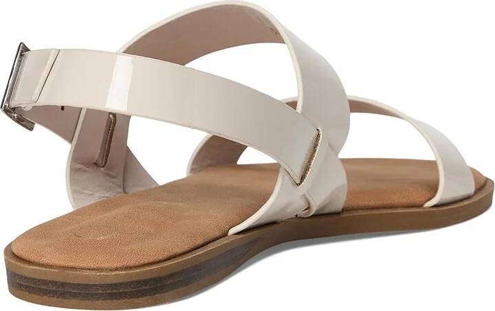 Journee Collection Lavine Women's Sandals Beige : 8.5 M, Faux Leather - Image 4