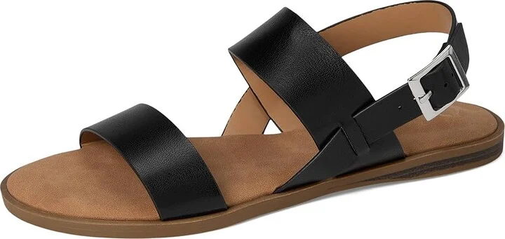 Journee Collection Lavine Women's Sandals Black : 9.5 M, Faux Leather - Image 5