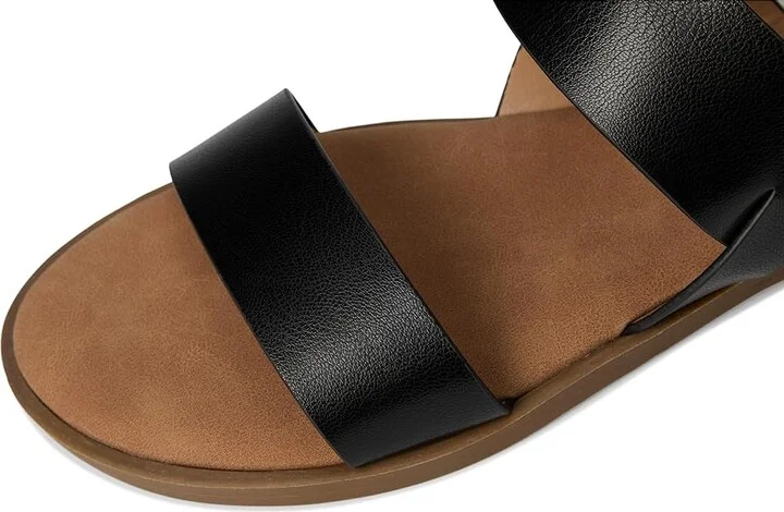 Journee Collection Lavine Women's Sandals Black : 9.5 M, Faux Leather - Image 7