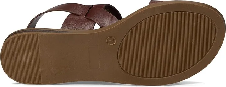 Journee Collection Lavine Women's Sandals Brown : 9.5 W, Faux Leather - Image 3