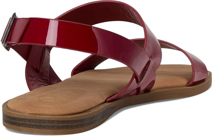 Journee Collection Lavine Women's Sandals Red : 8 W, Faux Leather - Image 4