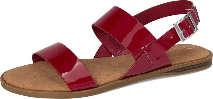Journee Collection Lavine Women's Sandals Red : 8 W, Faux Leather - Image 5