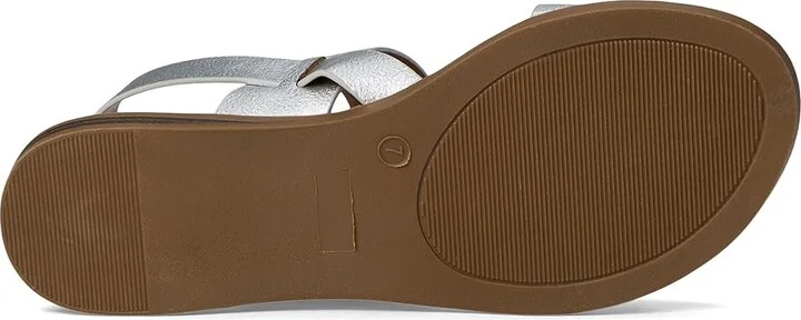 Journee Collection Lavine Women's Sandals Silver : 7 M, Faux Leather - Image 3