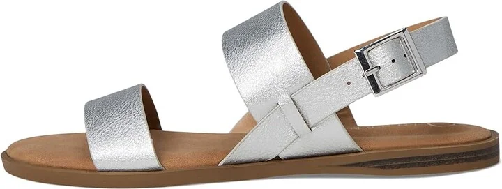 Journee Collection Lavine Women's Sandals Silver : 7 M, Faux Leather - Image 6