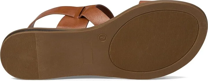 Journee Collection Lavine Women's Sandals Tan : 8.5 W, Faux Leather - Image 3