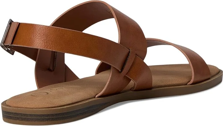 Journee Collection Lavine Women's Sandals Tan : 8.5 W, Faux Leather - Image 4