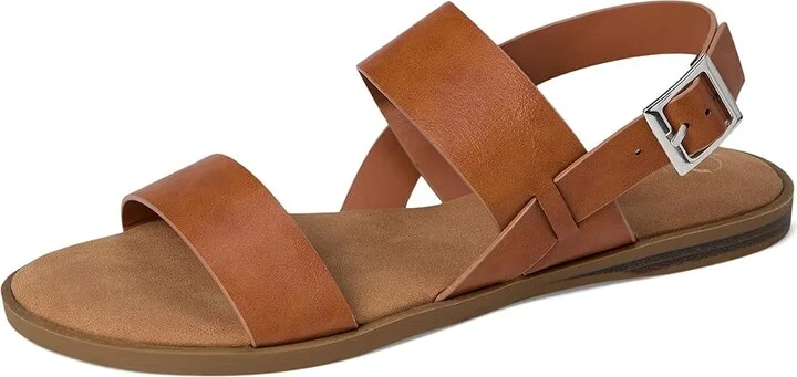 Journee Collection Lavine Women's Sandals Tan : 8.5 W, Faux Leather - Image 5