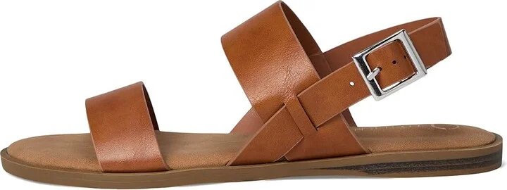 Journee Collection Lavine Women's Sandals Tan : 8.5 W, Faux Leather - Image 6