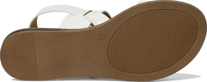 Journee Collection Lavine Women's Sandals White : 6 M, Faux Leather - Image 3