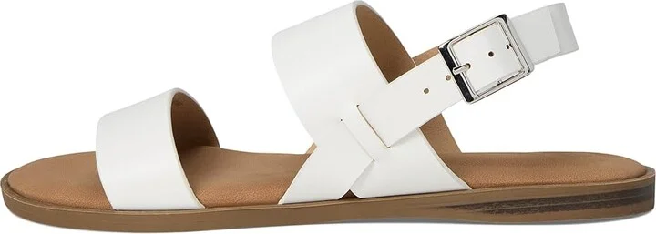 Journee Collection Lavine Women's Sandals White : 6 M, Faux Leather - Image 6